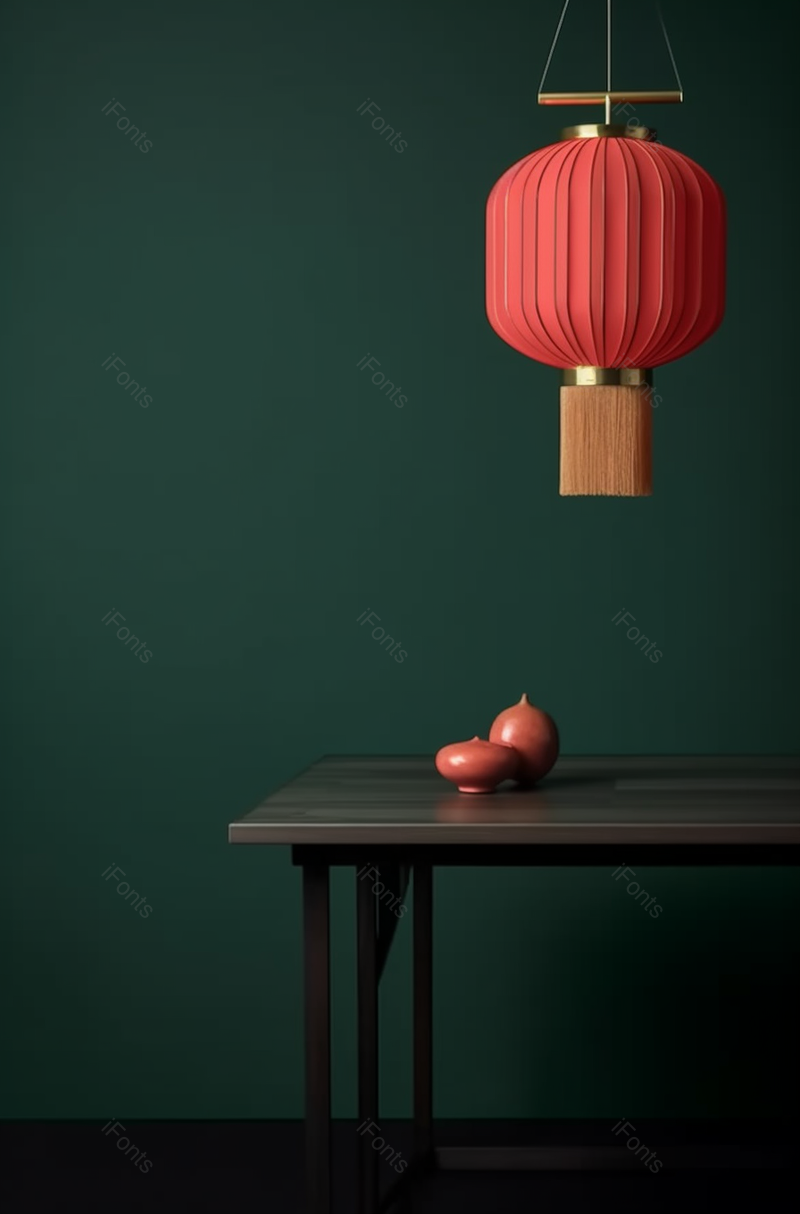 中国传统文化灯笼桌子瓷瓶静物背景图,高清,摄影图,摄影图片,图片大全,摄影图免费下载